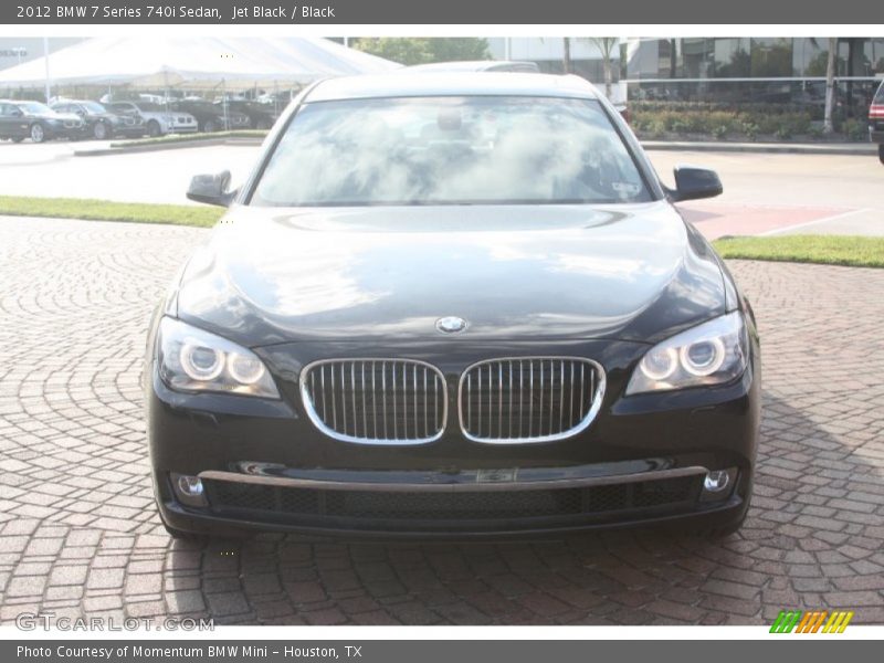 Jet Black / Black 2012 BMW 7 Series 740i Sedan