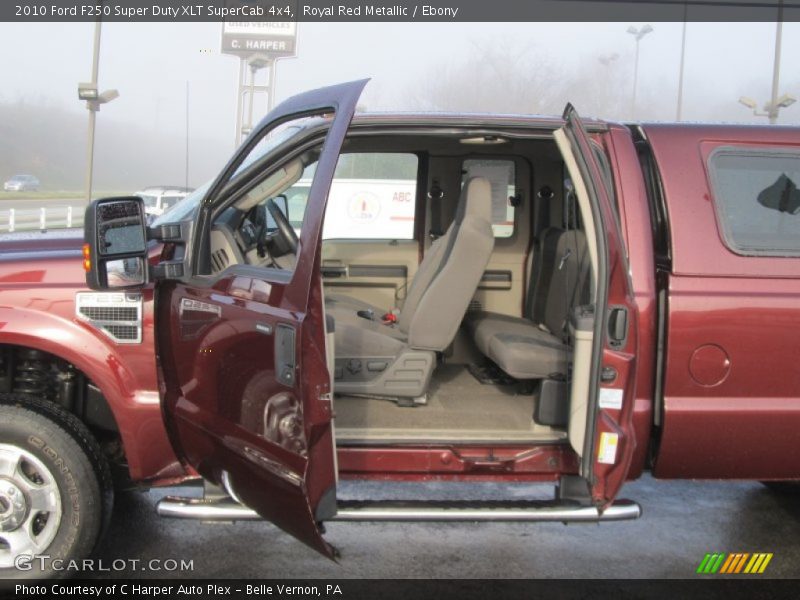 Royal Red Metallic / Ebony 2010 Ford F250 Super Duty XLT SuperCab 4x4
