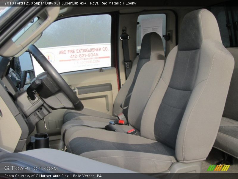 Royal Red Metallic / Ebony 2010 Ford F250 Super Duty XLT SuperCab 4x4