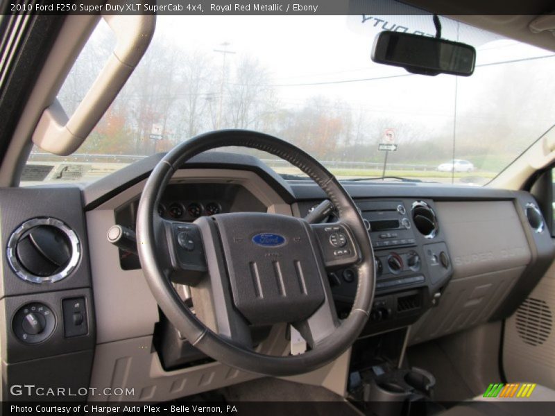 Royal Red Metallic / Ebony 2010 Ford F250 Super Duty XLT SuperCab 4x4