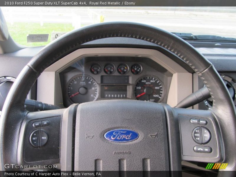 Royal Red Metallic / Ebony 2010 Ford F250 Super Duty XLT SuperCab 4x4