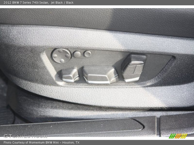 Jet Black / Black 2012 BMW 7 Series 740i Sedan