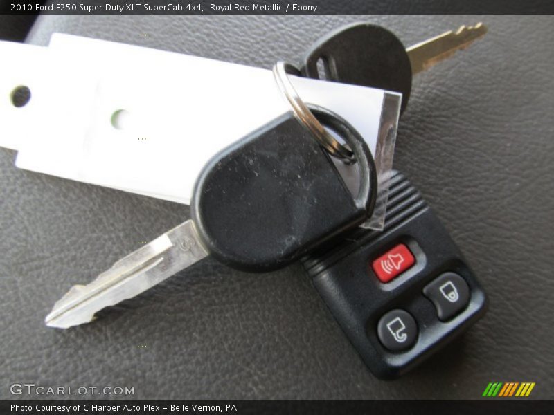 Royal Red Metallic / Ebony 2010 Ford F250 Super Duty XLT SuperCab 4x4