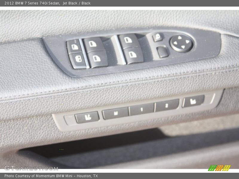 Jet Black / Black 2012 BMW 7 Series 740i Sedan