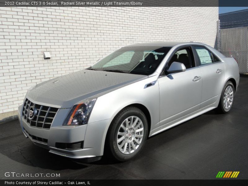 Radiant Silver Metallic / Light Titanium/Ebony 2012 Cadillac CTS 3.0 Sedan