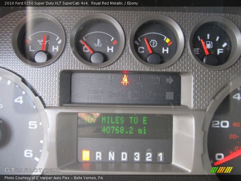 Royal Red Metallic / Ebony 2010 Ford F250 Super Duty XLT SuperCab 4x4