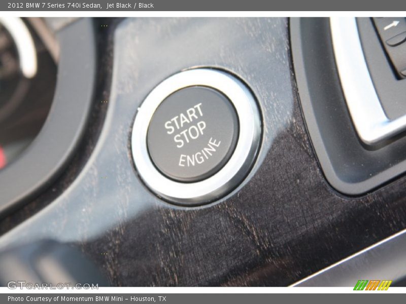 Jet Black / Black 2012 BMW 7 Series 740i Sedan