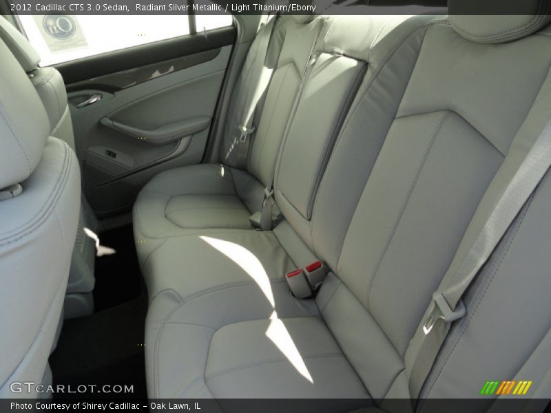 Radiant Silver Metallic / Light Titanium/Ebony 2012 Cadillac CTS 3.0 Sedan
