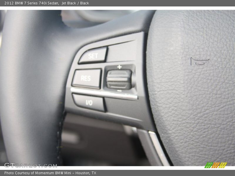 Jet Black / Black 2012 BMW 7 Series 740i Sedan