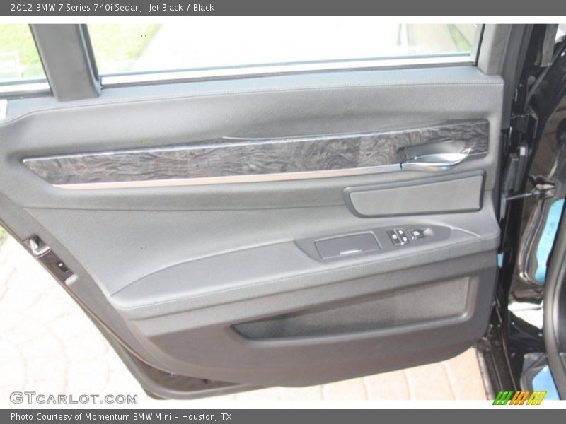 Jet Black / Black 2012 BMW 7 Series 740i Sedan