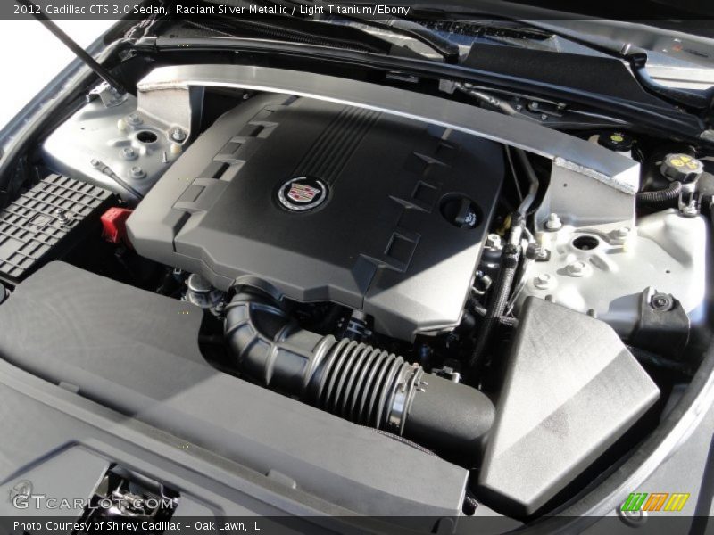 Radiant Silver Metallic / Light Titanium/Ebony 2012 Cadillac CTS 3.0 Sedan