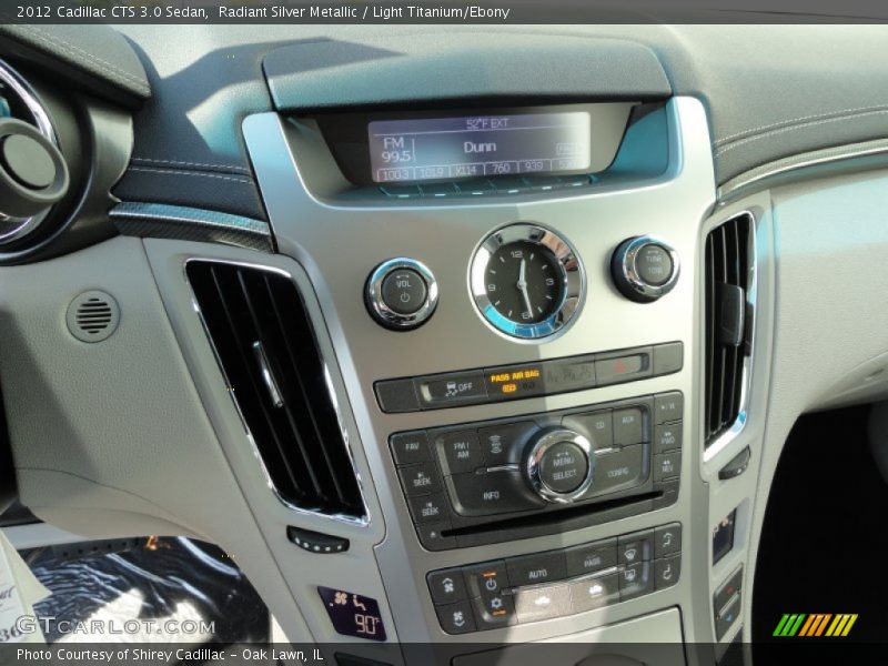 Radiant Silver Metallic / Light Titanium/Ebony 2012 Cadillac CTS 3.0 Sedan