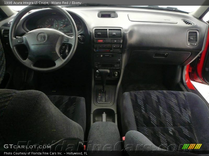 Milano Red / Ebony 1998 Acura Integra LS Coupe