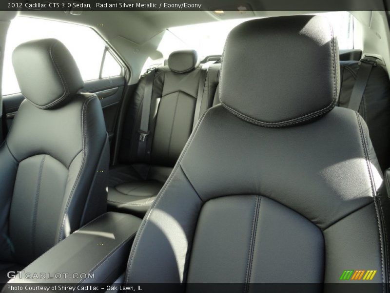 Radiant Silver Metallic / Ebony/Ebony 2012 Cadillac CTS 3.0 Sedan