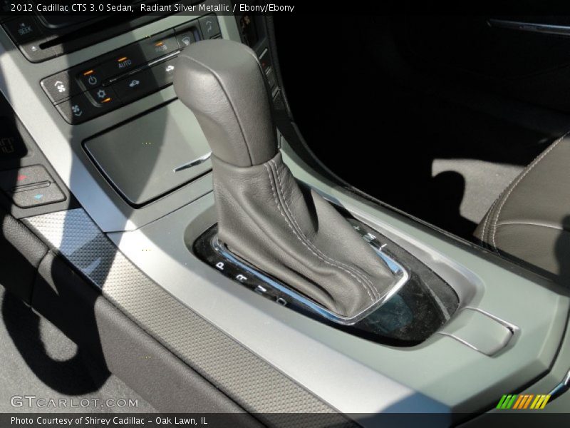 Radiant Silver Metallic / Ebony/Ebony 2012 Cadillac CTS 3.0 Sedan