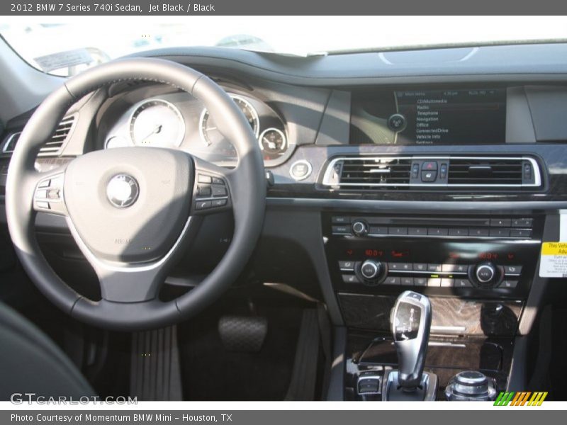 Jet Black / Black 2012 BMW 7 Series 740i Sedan