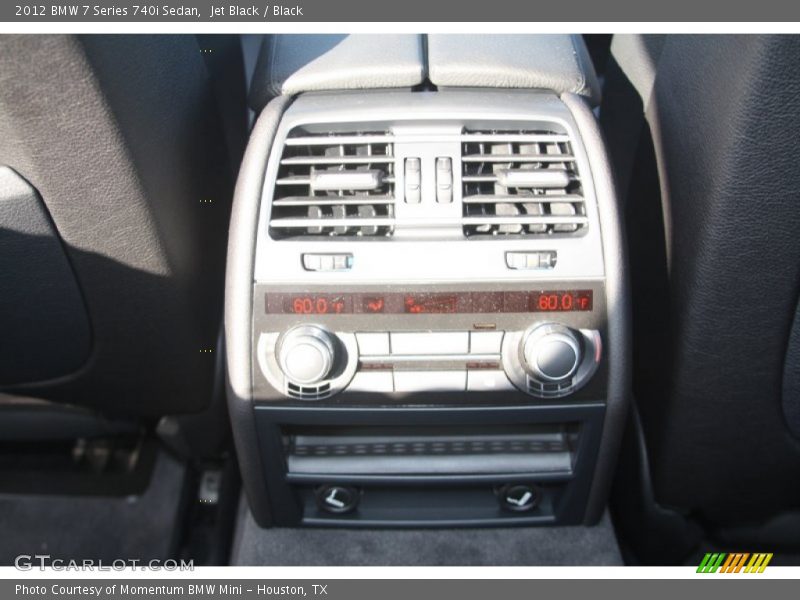 Jet Black / Black 2012 BMW 7 Series 740i Sedan