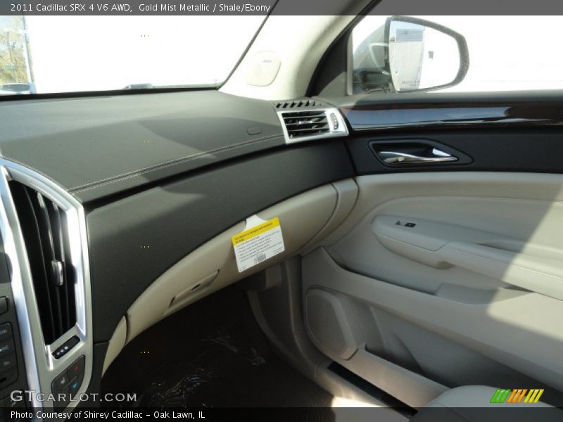 Gold Mist Metallic / Shale/Ebony 2011 Cadillac SRX 4 V6 AWD