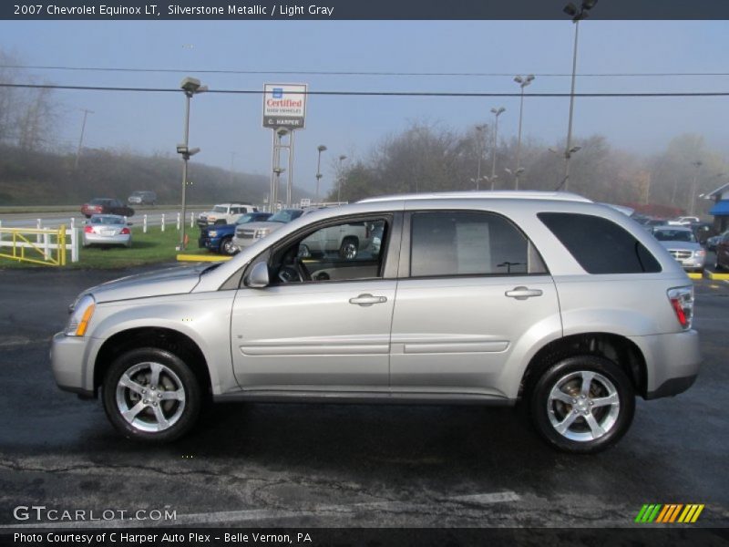 Silverstone Metallic / Light Gray 2007 Chevrolet Equinox LT