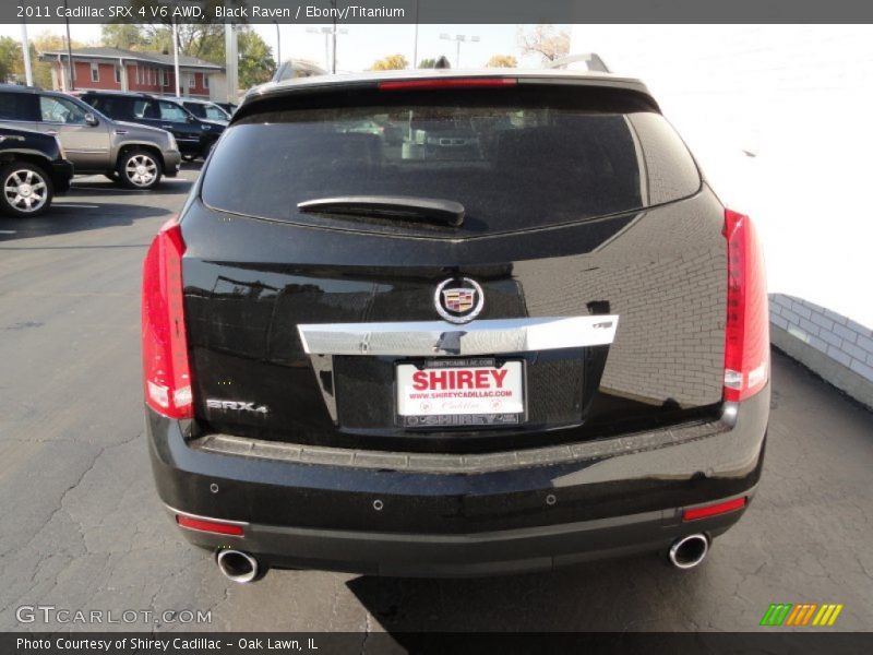 Black Raven / Ebony/Titanium 2011 Cadillac SRX 4 V6 AWD