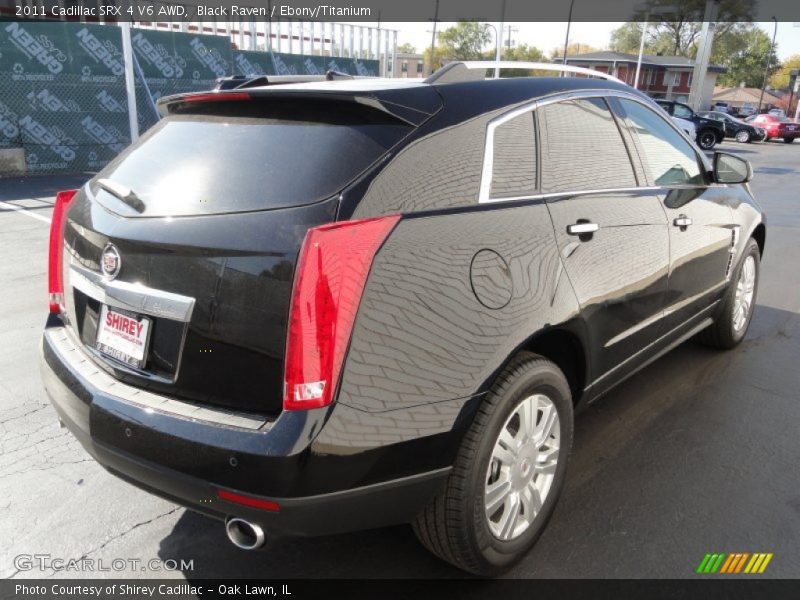 Black Raven / Ebony/Titanium 2011 Cadillac SRX 4 V6 AWD