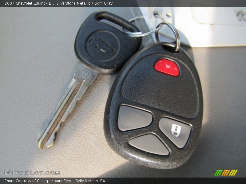 Silverstone Metallic / Light Gray 2007 Chevrolet Equinox LT