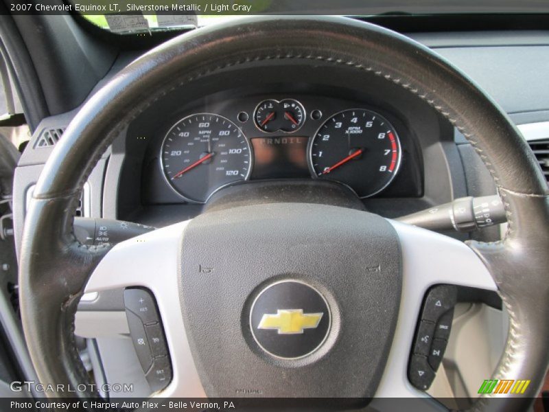 Silverstone Metallic / Light Gray 2007 Chevrolet Equinox LT