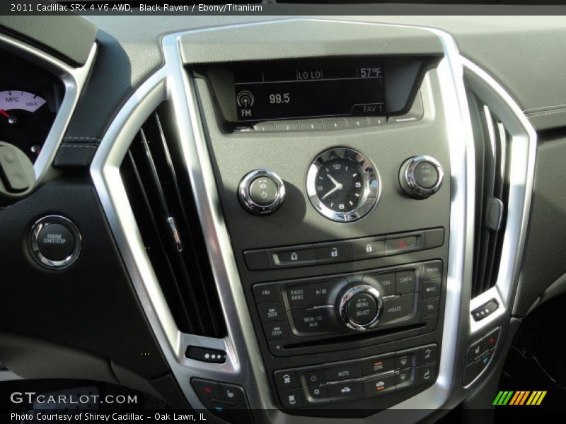 Black Raven / Ebony/Titanium 2011 Cadillac SRX 4 V6 AWD