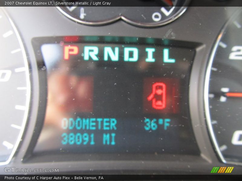 Silverstone Metallic / Light Gray 2007 Chevrolet Equinox LT