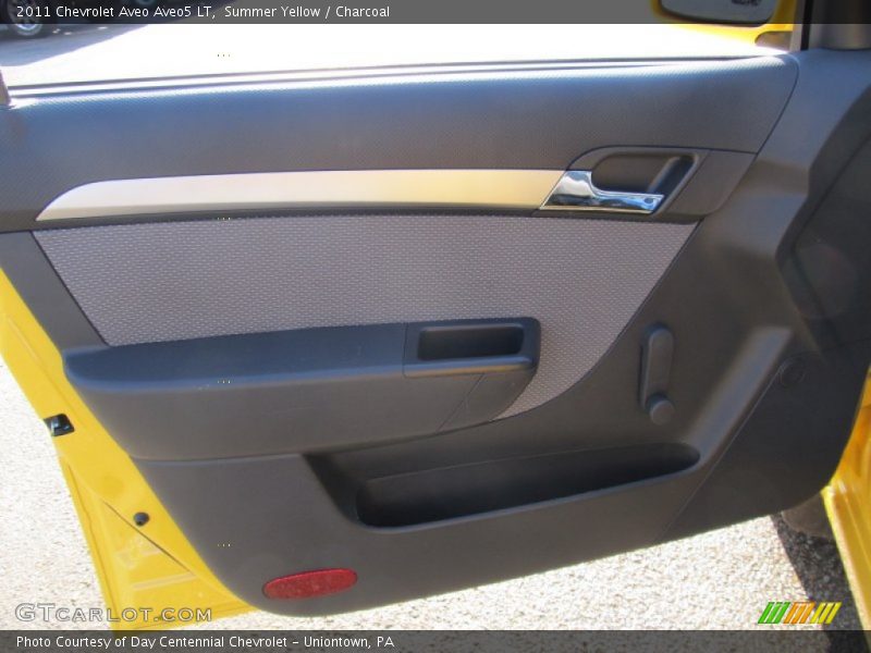 Summer Yellow / Charcoal 2011 Chevrolet Aveo Aveo5 LT