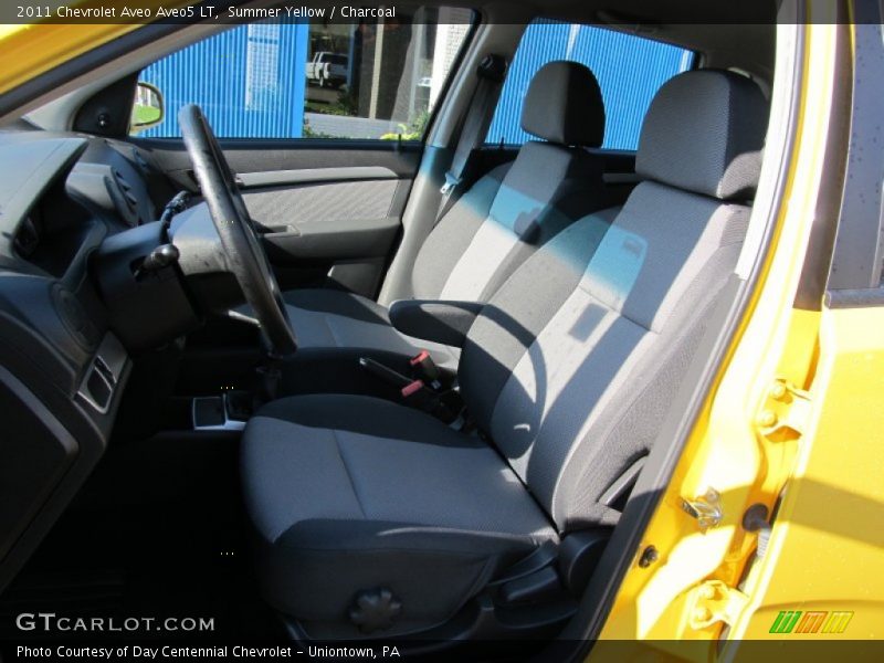 Summer Yellow / Charcoal 2011 Chevrolet Aveo Aveo5 LT