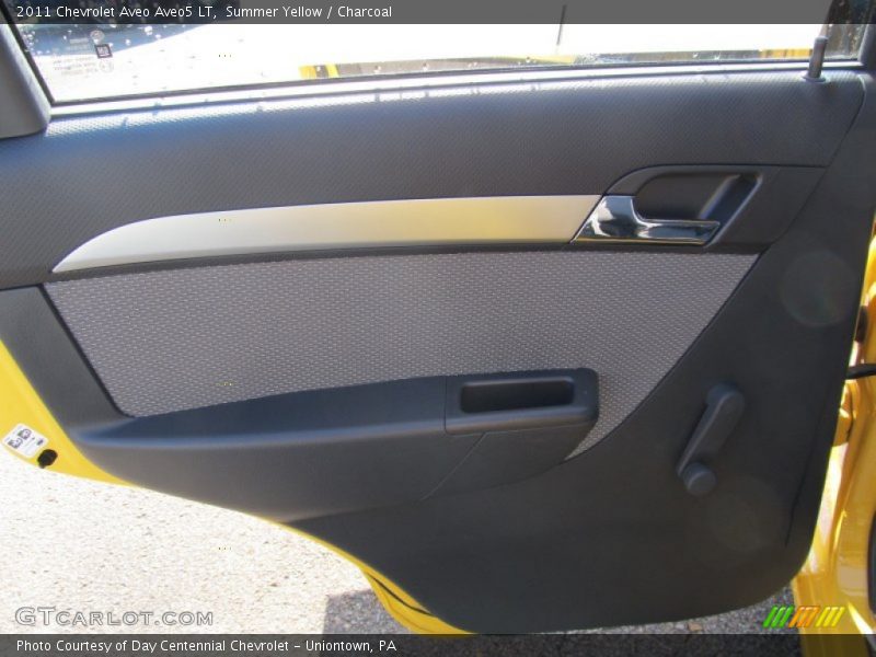 Summer Yellow / Charcoal 2011 Chevrolet Aveo Aveo5 LT