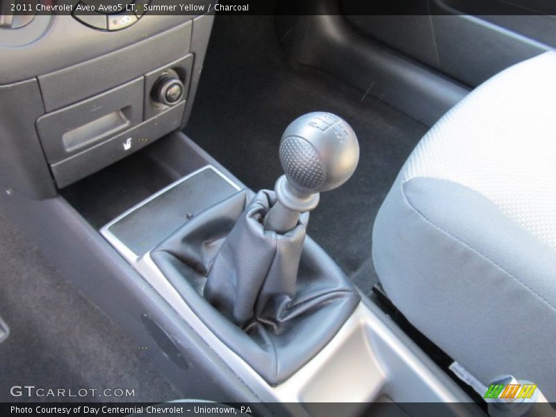 Summer Yellow / Charcoal 2011 Chevrolet Aveo Aveo5 LT