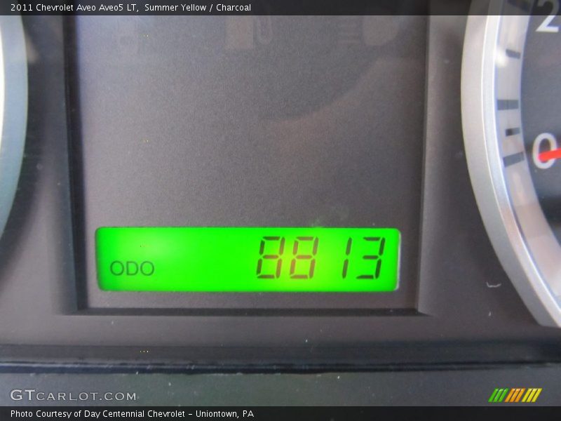 Summer Yellow / Charcoal 2011 Chevrolet Aveo Aveo5 LT