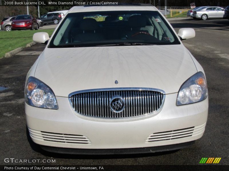 White Diamond Tricoat / Cocoa/Cashmere 2008 Buick Lucerne CXL