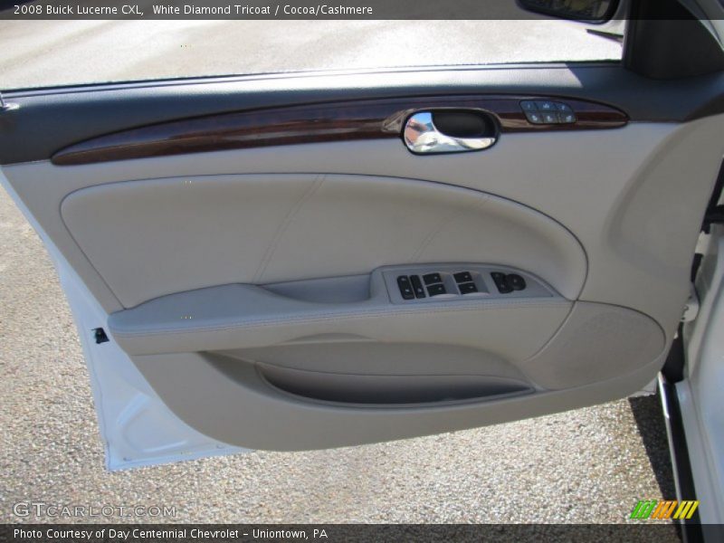 White Diamond Tricoat / Cocoa/Cashmere 2008 Buick Lucerne CXL