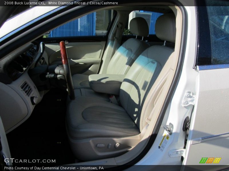 White Diamond Tricoat / Cocoa/Cashmere 2008 Buick Lucerne CXL