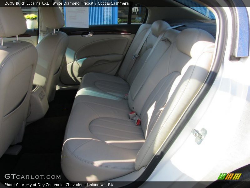 White Diamond Tricoat / Cocoa/Cashmere 2008 Buick Lucerne CXL
