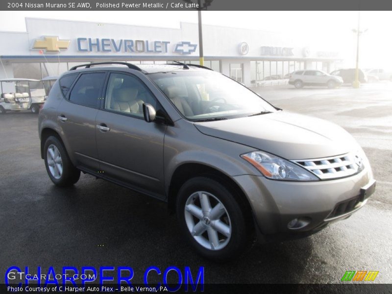 Polished Pewter Metallic / Cafe Latte 2004 Nissan Murano SE AWD