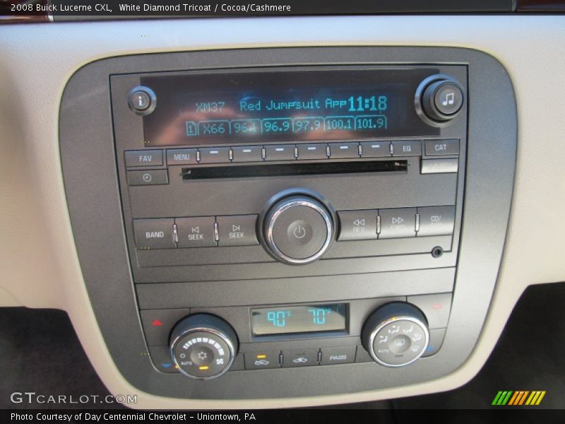 White Diamond Tricoat / Cocoa/Cashmere 2008 Buick Lucerne CXL