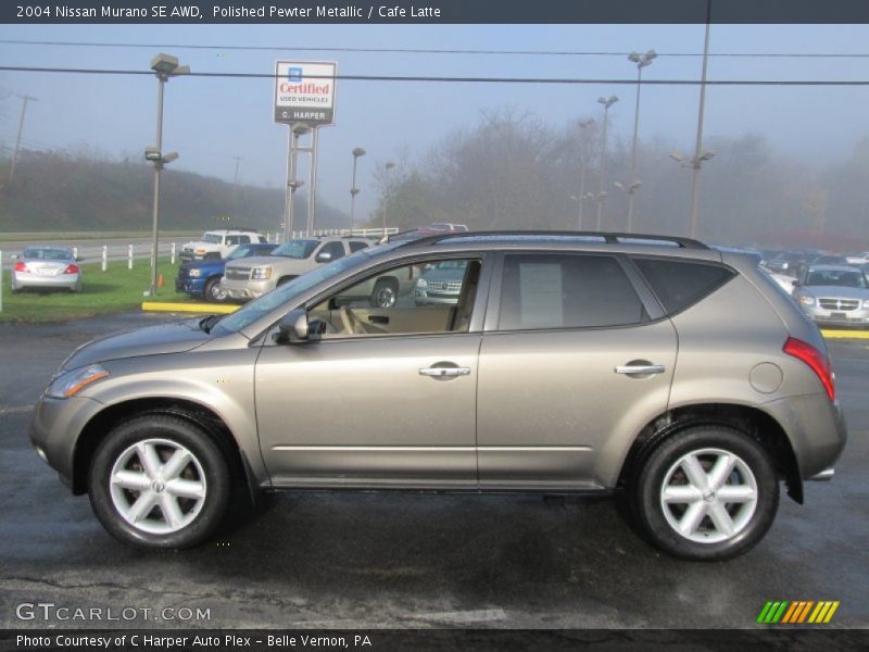 Polished Pewter Metallic / Cafe Latte 2004 Nissan Murano SE AWD