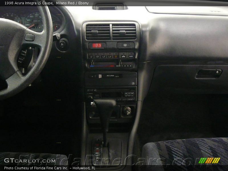 Milano Red / Ebony 1998 Acura Integra LS Coupe