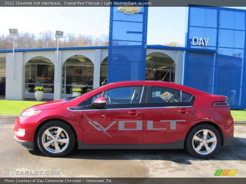 Crystal Red Tintcoat / Light Neutral/Dark Accents 2012 Chevrolet Volt Hatchback