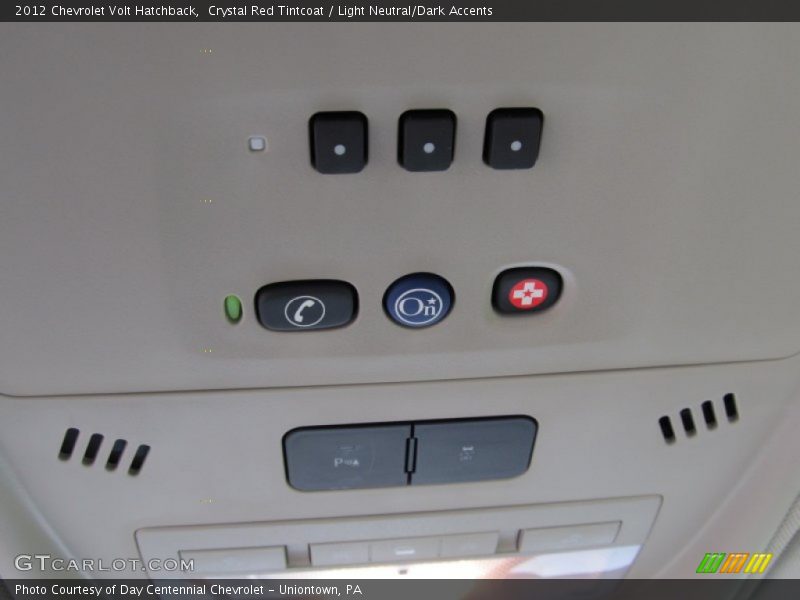 Controls of 2012 Volt Hatchback