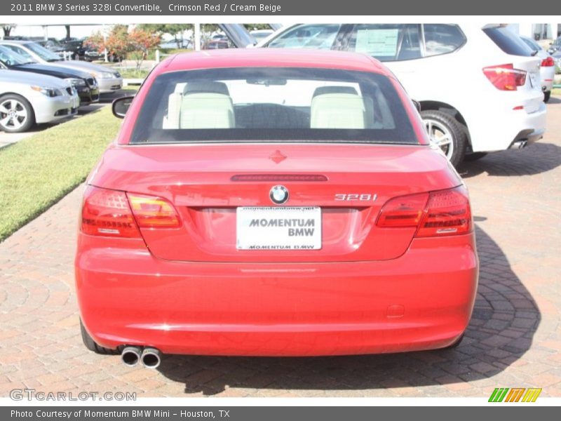 Crimson Red / Cream Beige 2011 BMW 3 Series 328i Convertible
