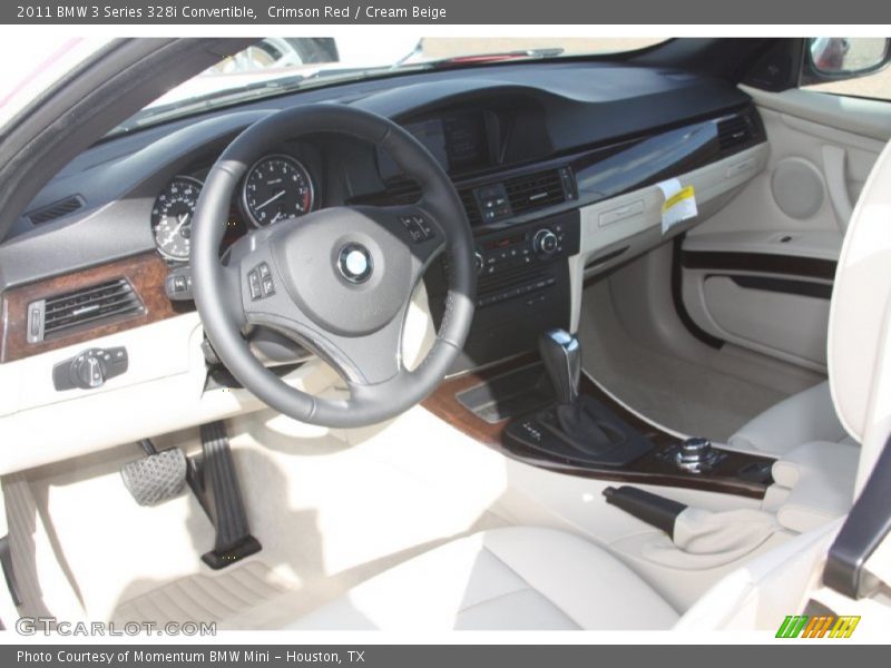Crimson Red / Cream Beige 2011 BMW 3 Series 328i Convertible