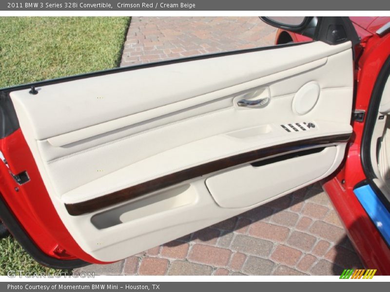 Crimson Red / Cream Beige 2011 BMW 3 Series 328i Convertible