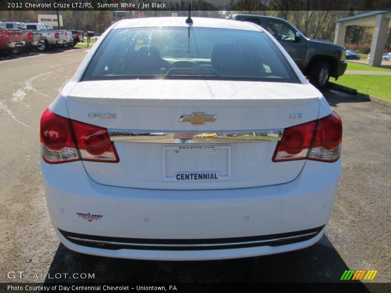 Summit White / Jet Black 2012 Chevrolet Cruze LTZ/RS