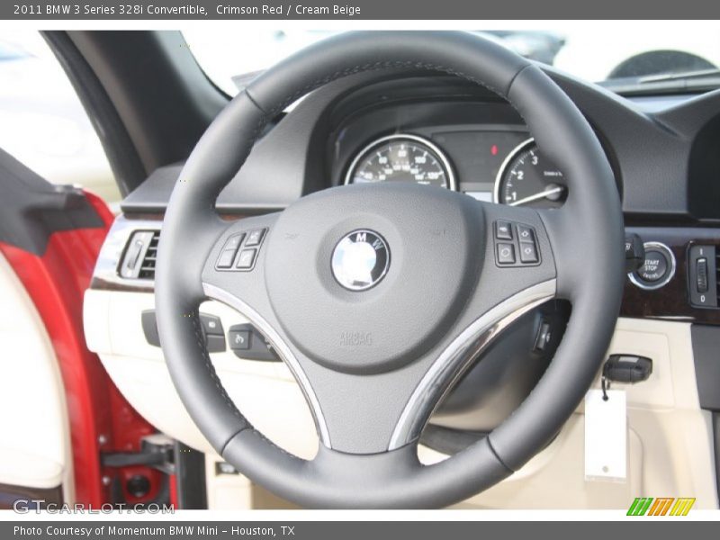 Crimson Red / Cream Beige 2011 BMW 3 Series 328i Convertible