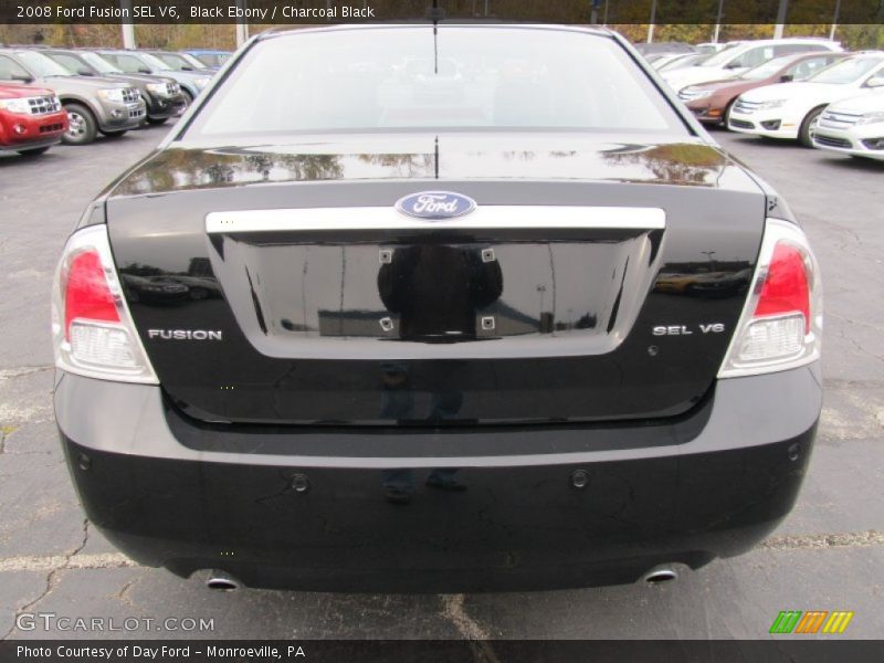 Black Ebony / Charcoal Black 2008 Ford Fusion SEL V6